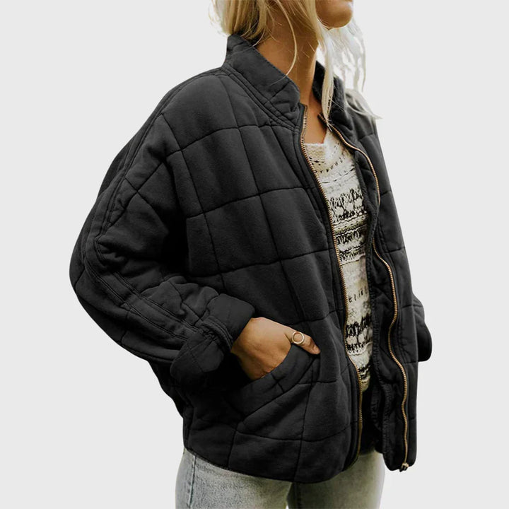 Women's Lightweight Quilted Comfort Jacket in Black
