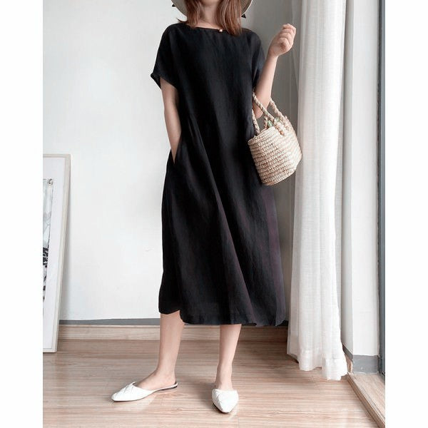 Women's Lightweight Summer Dress for Everyday in Pink 2