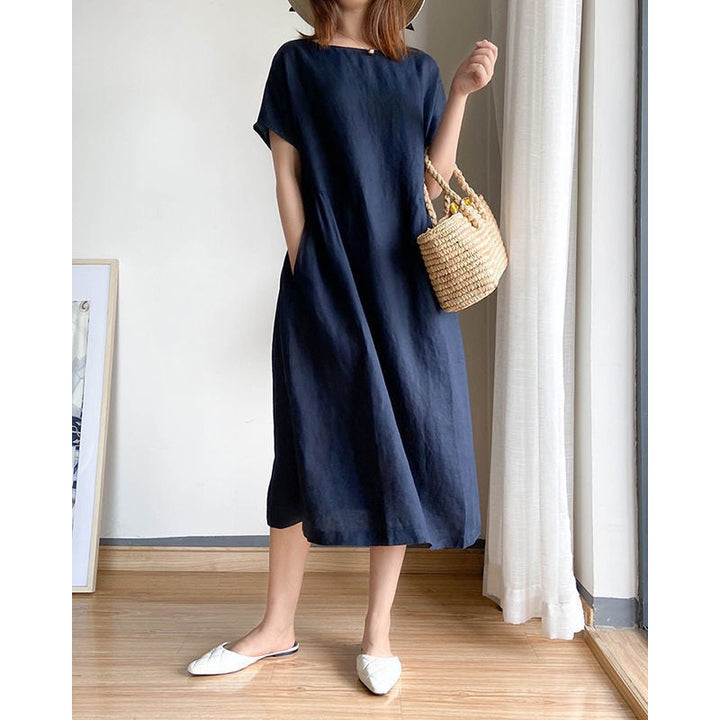 Women's Lightweight Summer Dress for Everyday in White 2