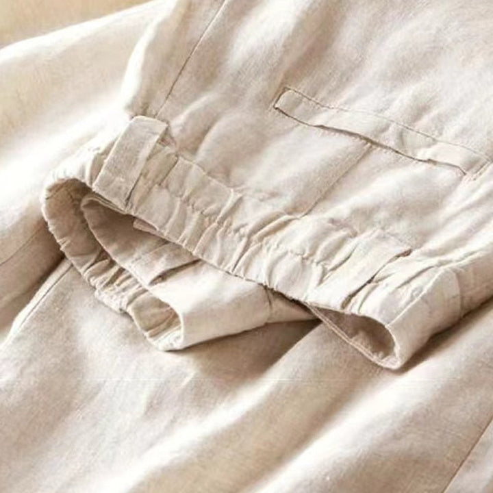Women's Linen High Waist Wide Leg Pants (6)