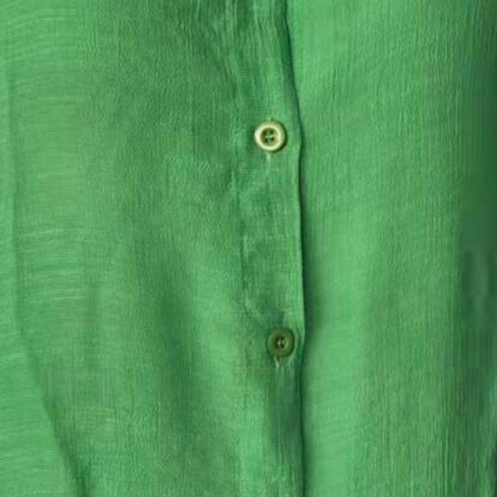 Women's Linen Mini Dress for Wedding Guests in Green 2
