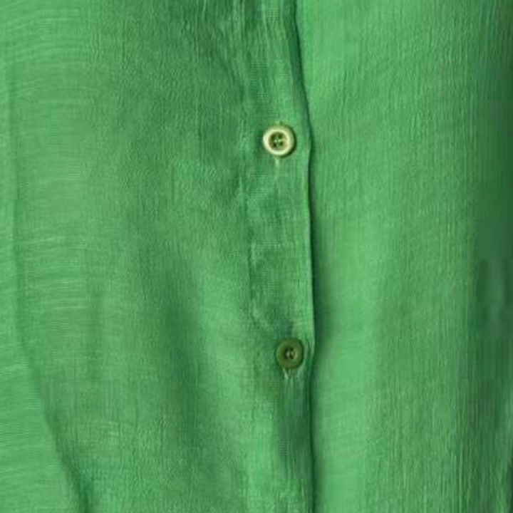 Women's Linen Mini Dress for Wedding Guests in Green 2