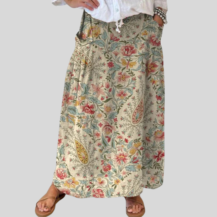 Women's Linen Skirt for Casual Elegance