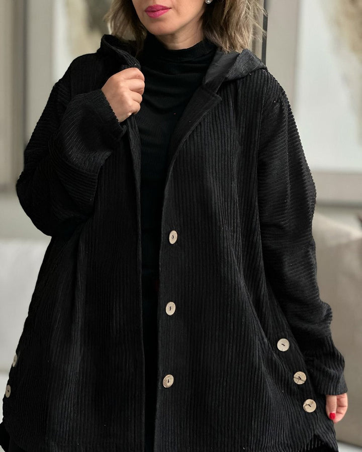 Women's Long Cardigan for Elegant Layering in Black