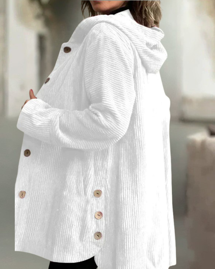 Women's Long Cardigan for Elegant Layering in White