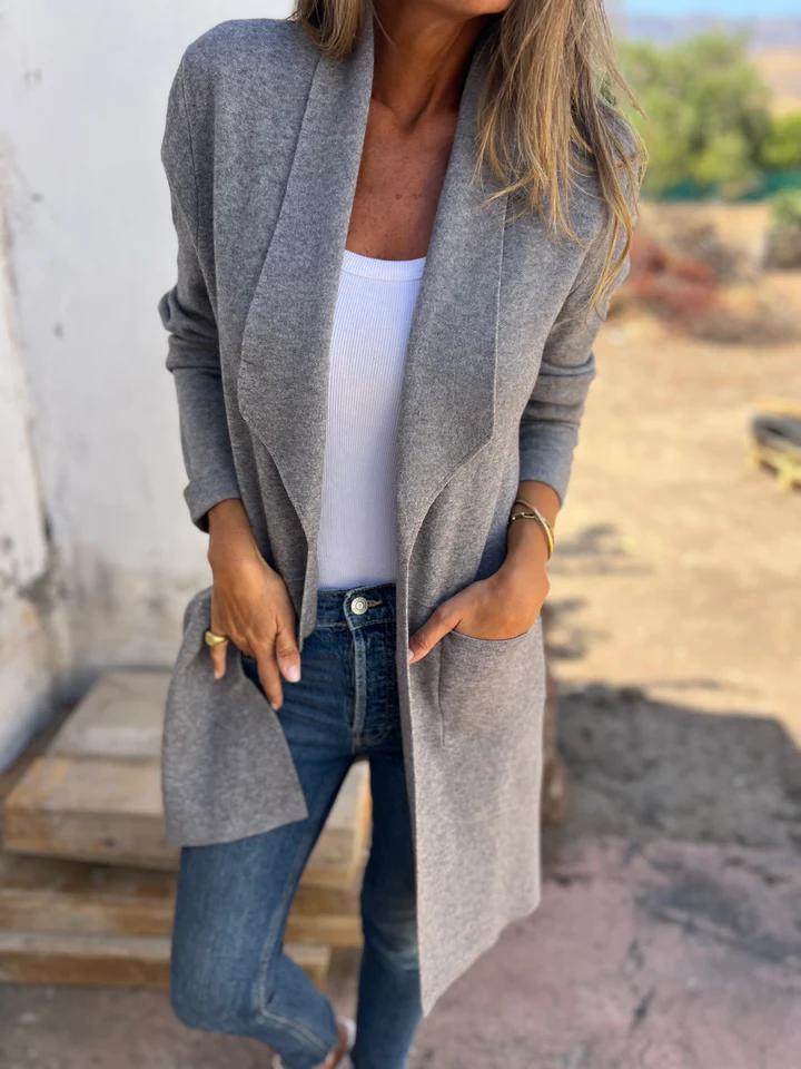 Women's Long Casual Cardigan for Autumn (3)