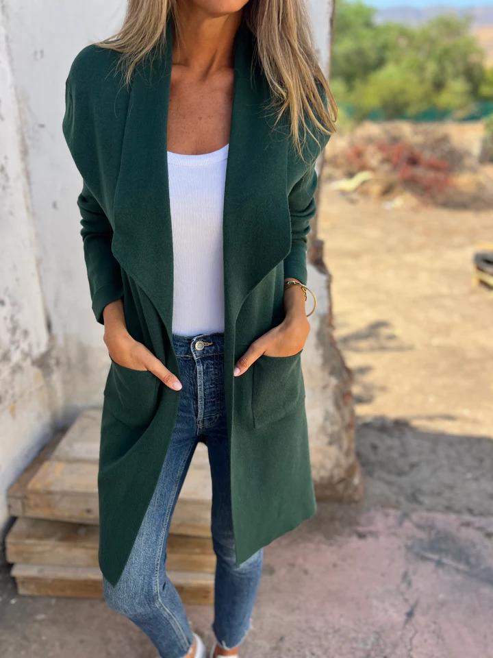 Women's Long Casual Cardigan for Autumn (7)