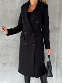 Maya | Women's Long Double-Breasted Autumn Coat
