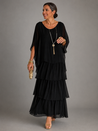 Olivia | Women's Long Evening Dress for Autumn Weddings