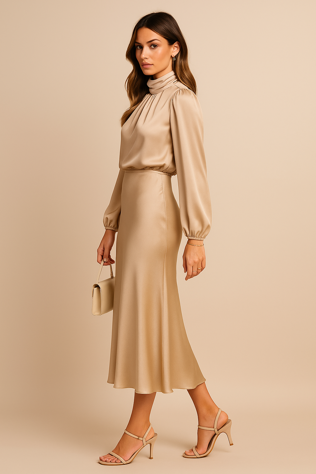 Women's Long Evening Dress in Cotton (11)