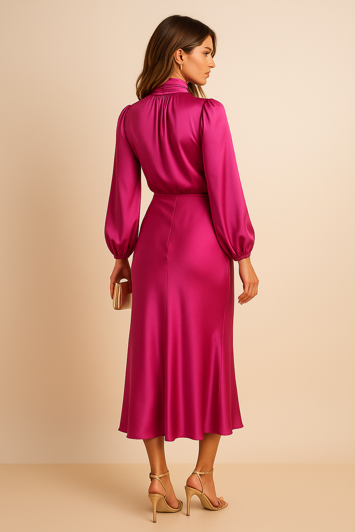 Women's Long Evening Dress in Cotton (26)