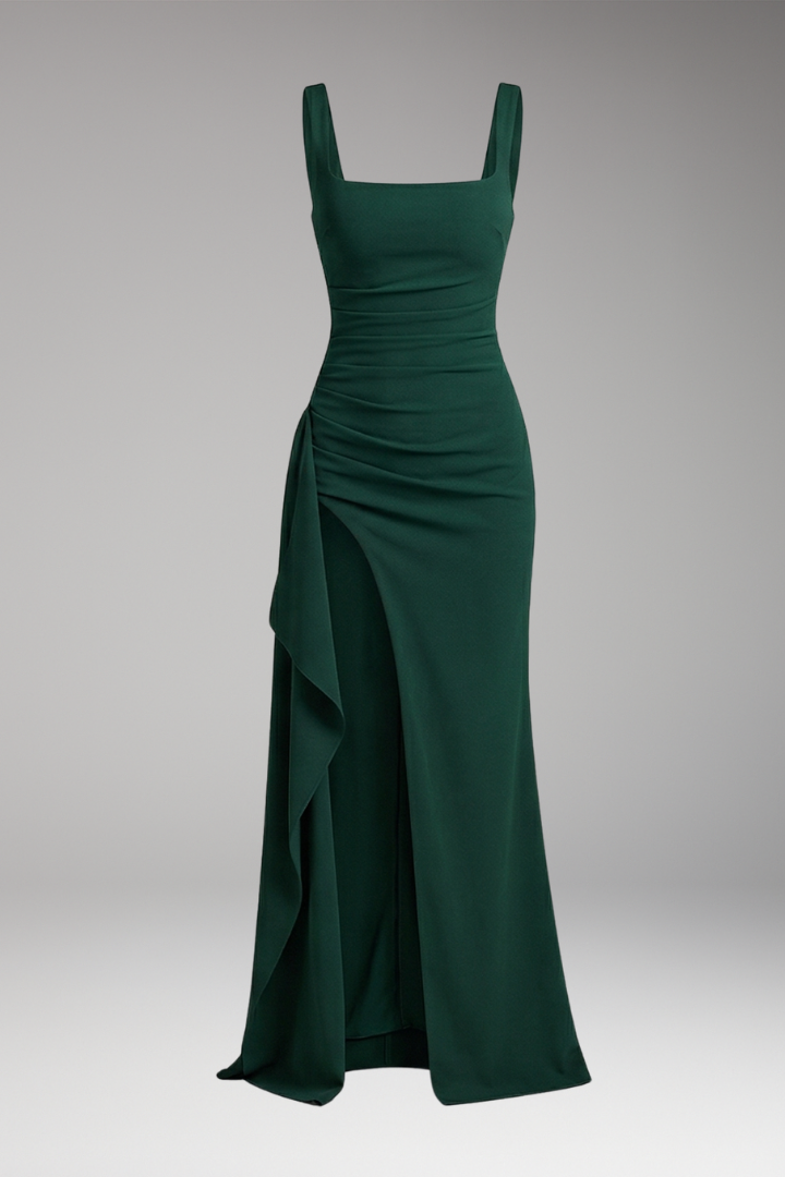 Women's Long Evening Dress with Open Back (2)