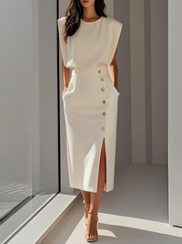 Lily | Women's Long Evening Midi Dress for Weddings
