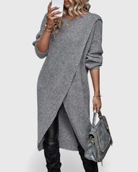 Mia | Women's Long Knitted Dress for Autumn
