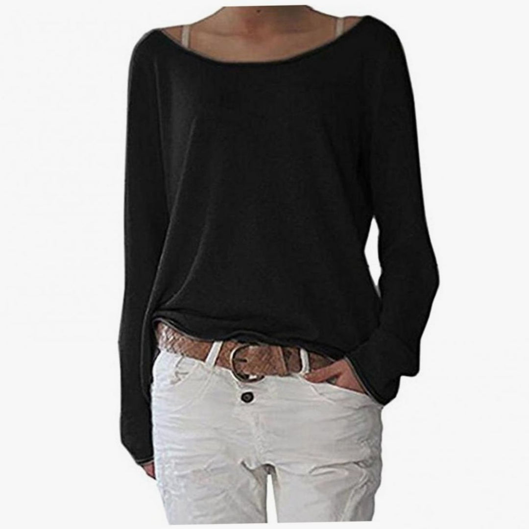 Women's Long Sleeve Crew-Neck Knit Jumper Dress (5)