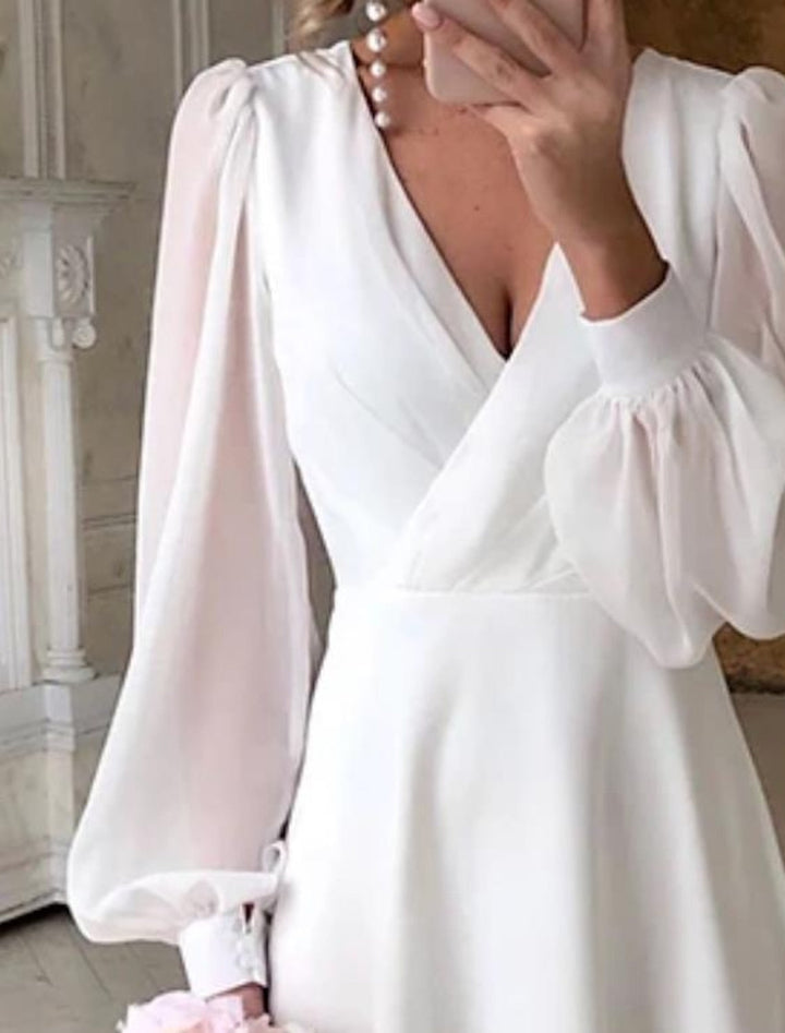 Women's Long-Sleeve Summer Dress for Weddings (2)