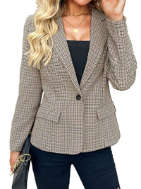 Ella | Women's Long-Sleeve Tailored Blazer with Patch Pockets