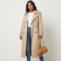 Amelia | Women's Long Trench Coat for Autumn Elegance