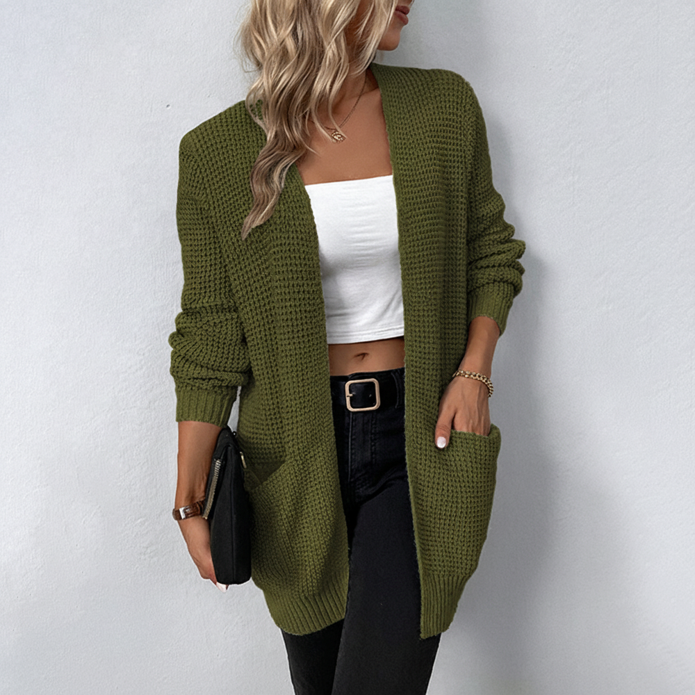 Women's Longline Cardigan for Autumn Layering (2)