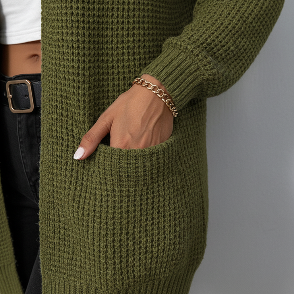 Women's Longline Cardigan for Autumn Layering (3)