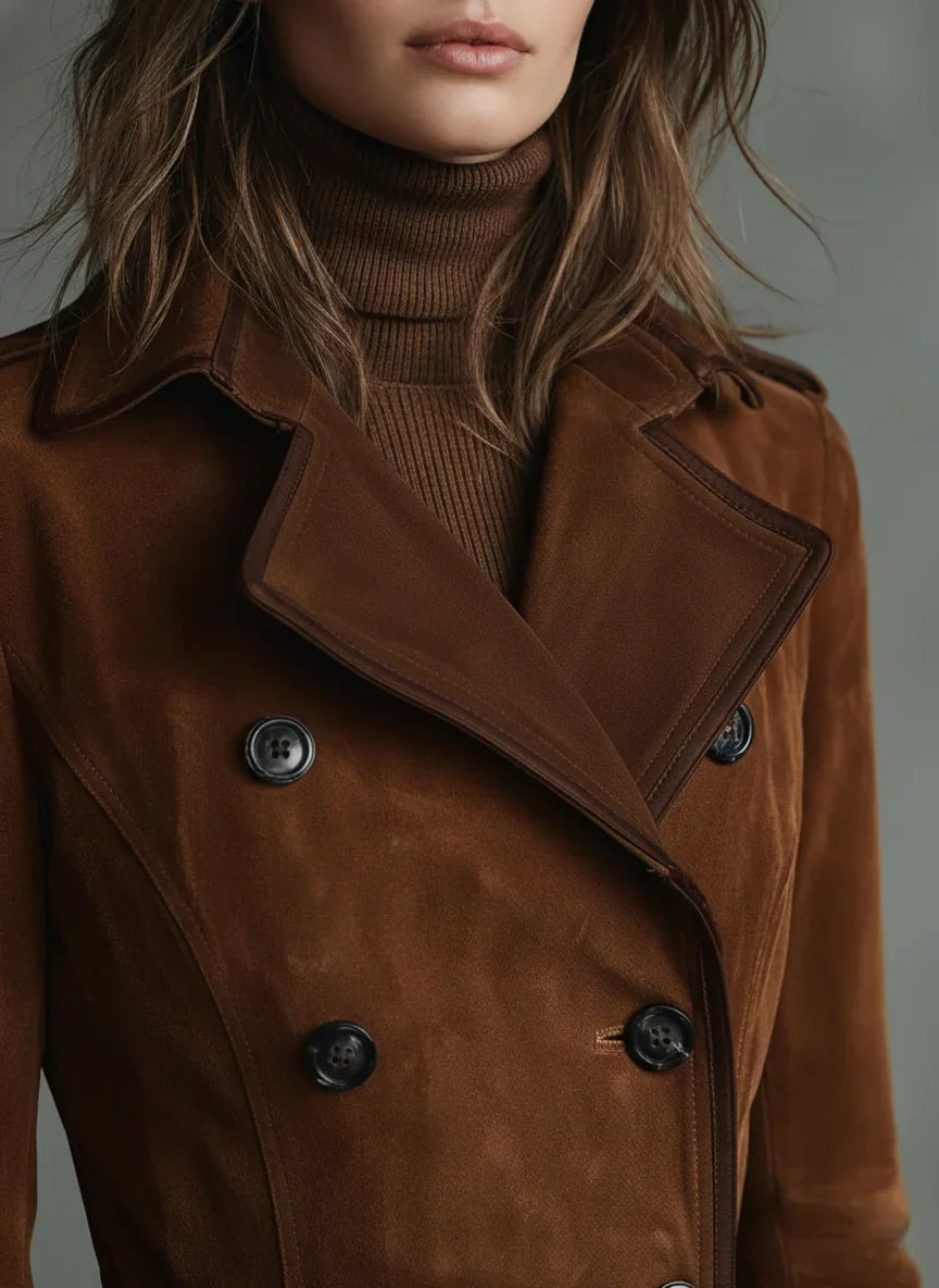 Women's Longline Tailored Coat for Autumn (2)
