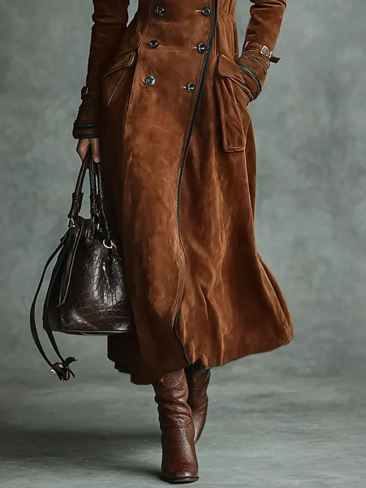 Women's Longline Tailored Coat for Autumn (5)