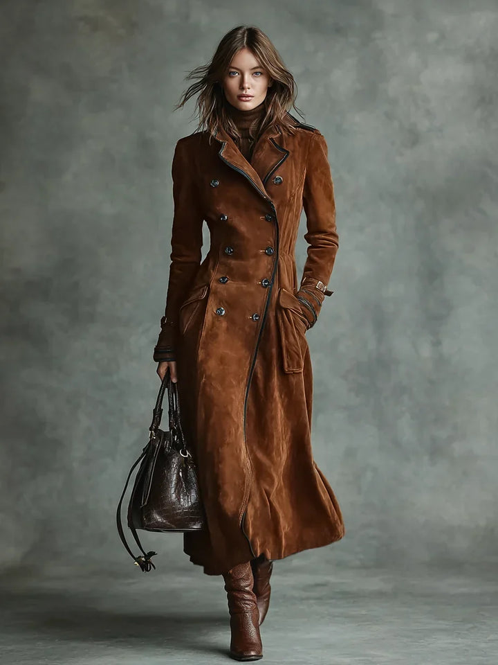 Women's Longline Tailored Coat for Autumn (6)