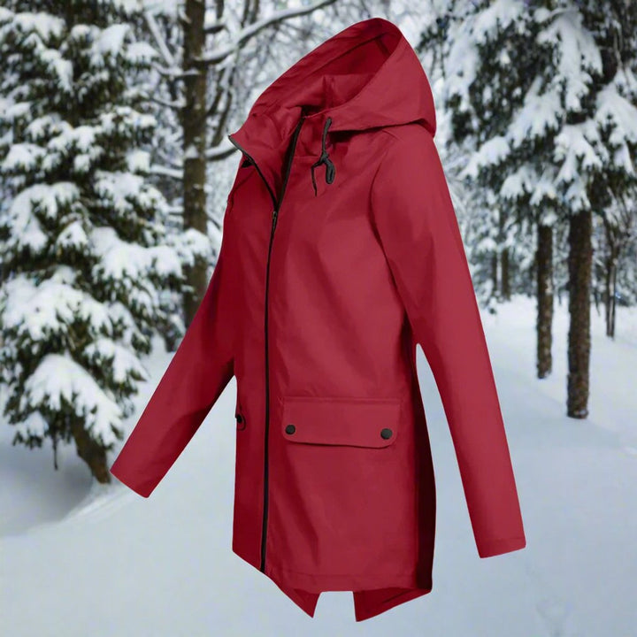 Women's Longline Waterproof Jacket for Autumn (12)