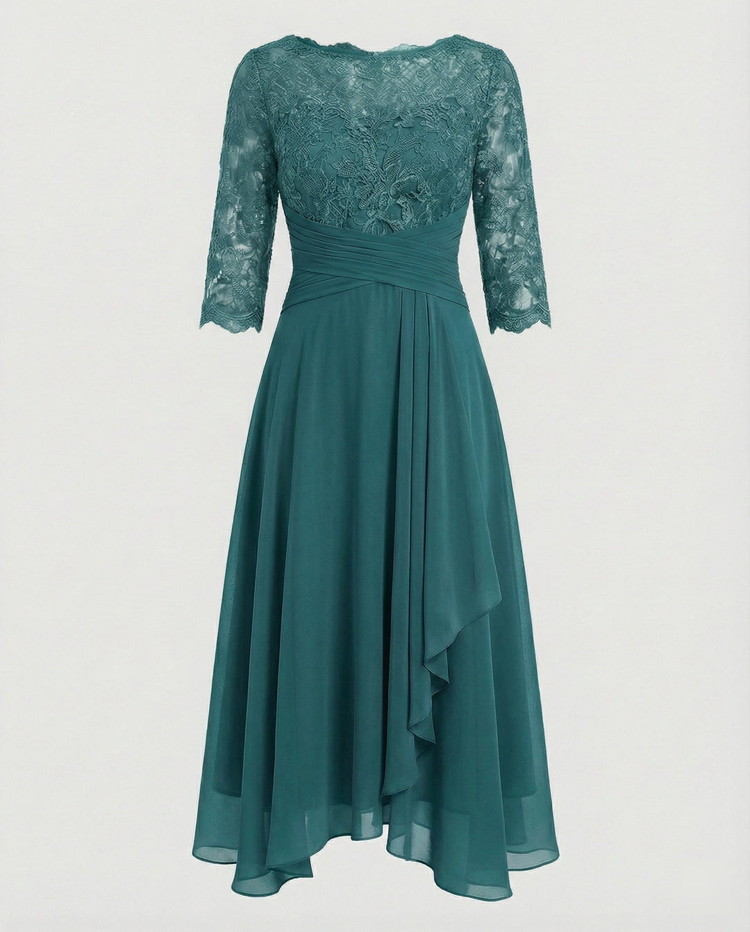 Women's Loose Viscose Fall Wedding Guest Dress (10)