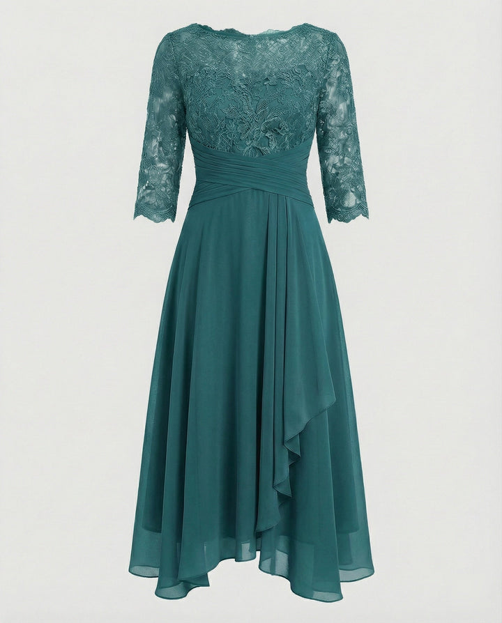 Women's Loose Viscose Fall Wedding Guest Dress (10)