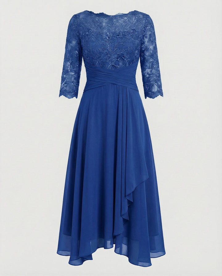Women's Loose Viscose Fall Wedding Guest Dress (6)