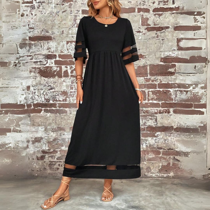 Women's Maxi Beach Dress in Cotton (6)