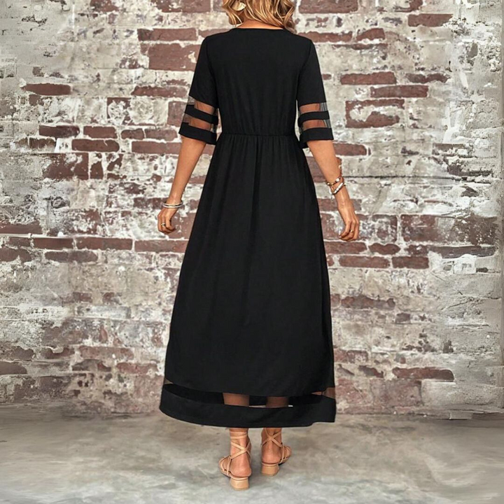 Women's Maxi Beach Dress in Cotton (7)