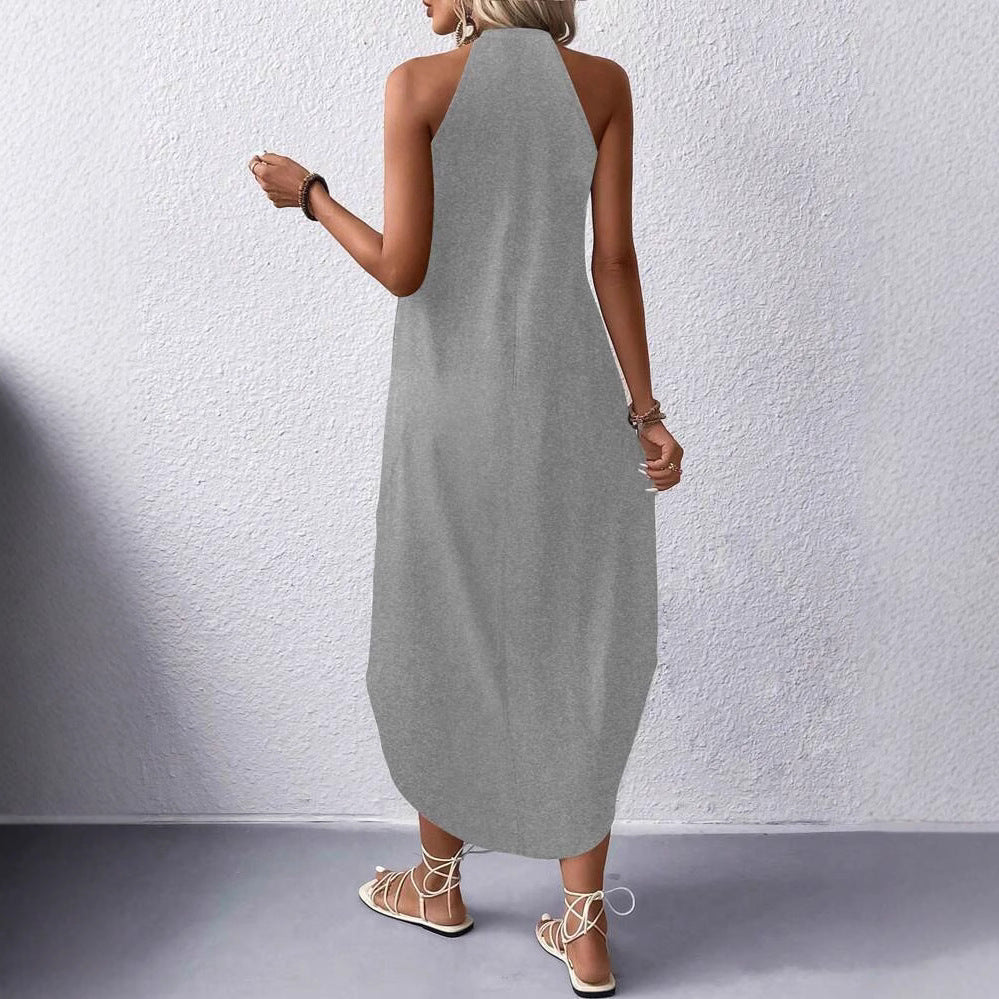 Women's Maxi Halter Dress for Summer (3)
