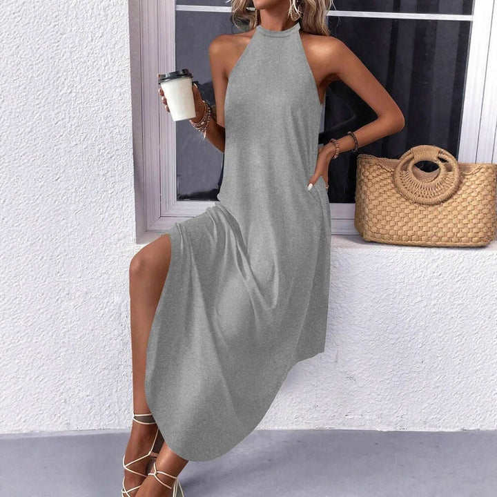 Women's Maxi Halter Dress for Summer (4)
