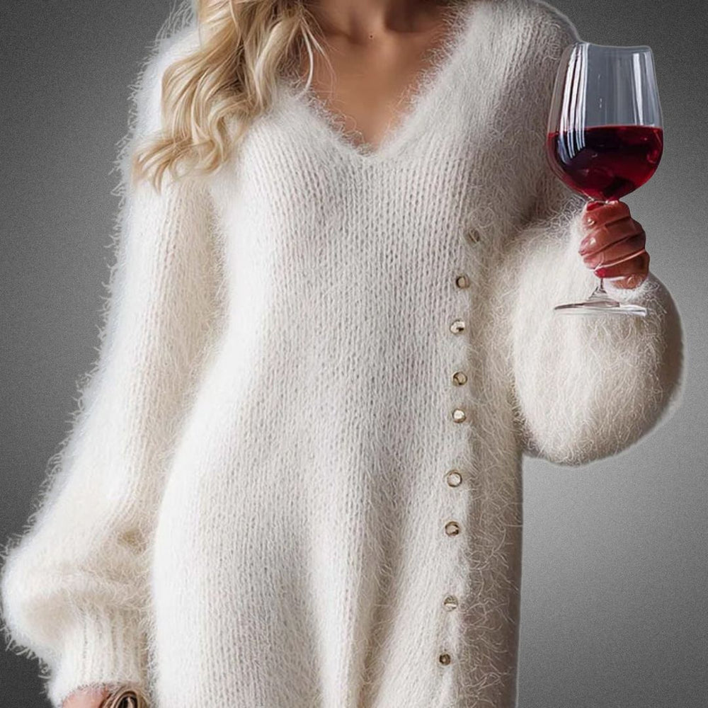 Women's Maxi Knitted Dress for Autumn (2)