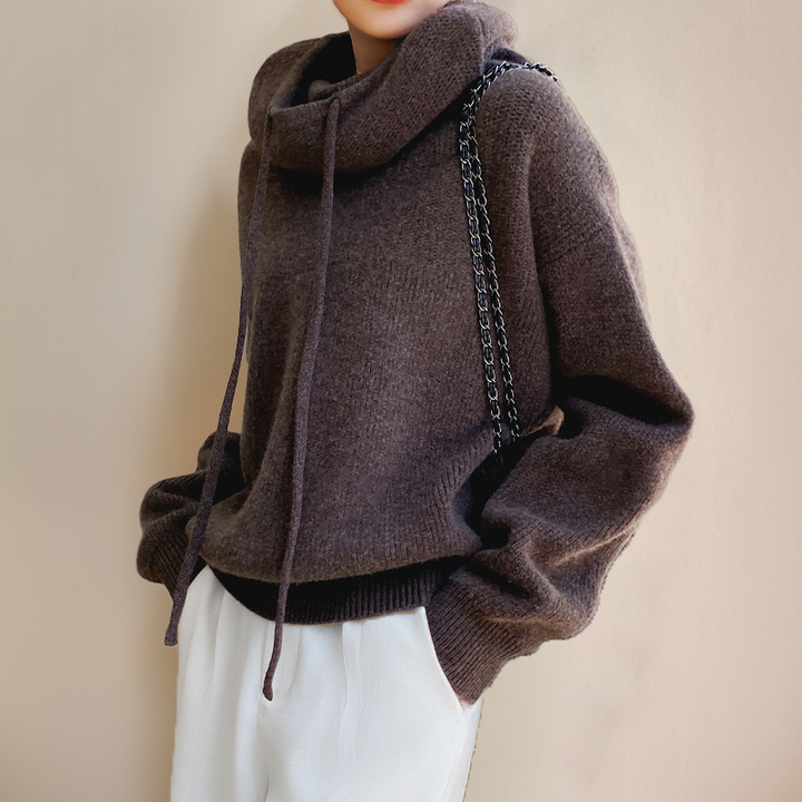 Women's Merino Wool Turtleneck Jumper for Autumn (6)