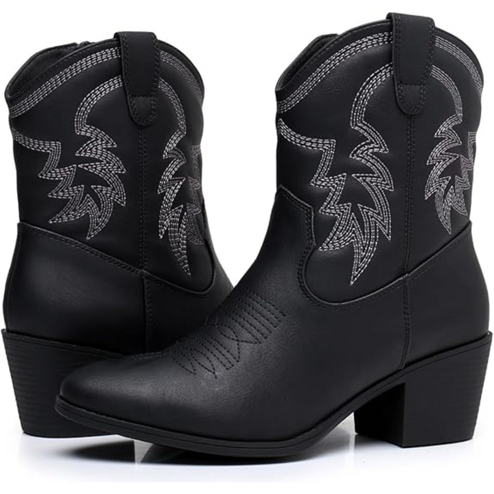 Women's Mid-Height Cowgirl Boots (4)