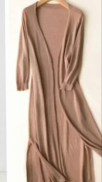 Mia | Women's Midi Knit Coatigan Jumper Dress