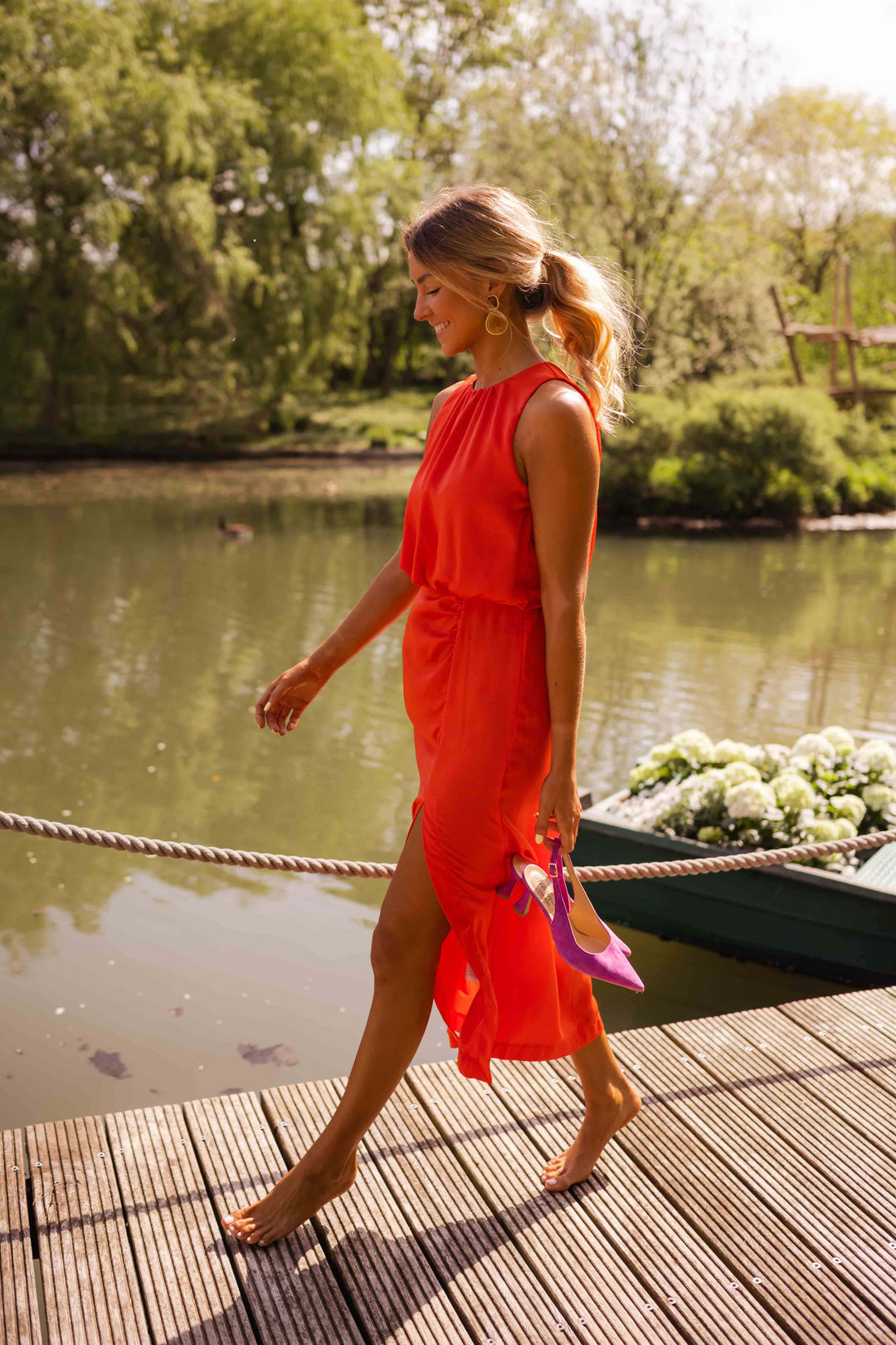 Women's Midi Party Dress for Autumn Weddings (5)