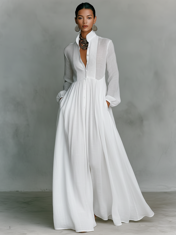 Women's Minimalist Summer Maxi Dress (4)