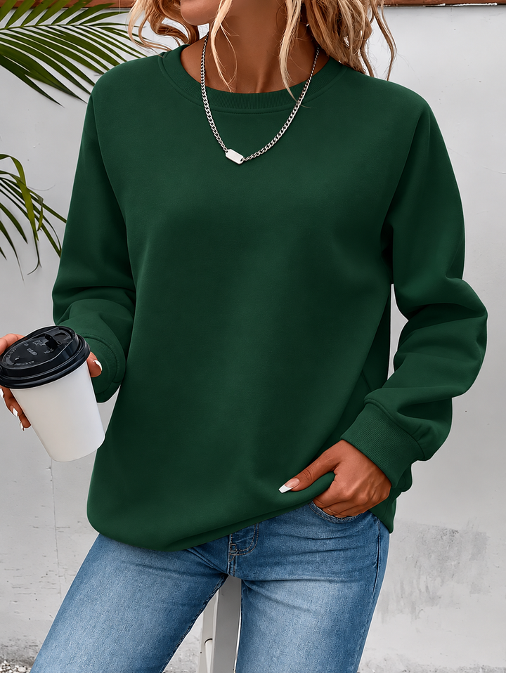 Women's Modern Corset Top Everyday Sweatshirt in Green