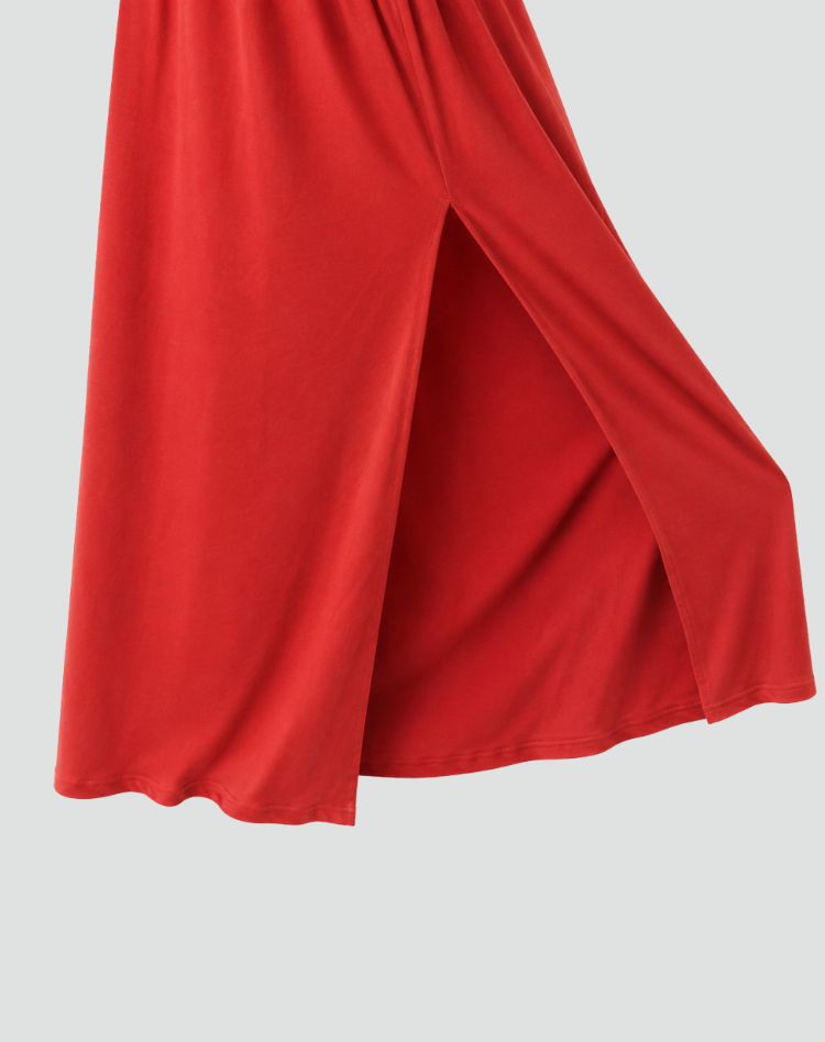 Women's One-Shoulder Maxi Cocktail Dress with Slit (11)