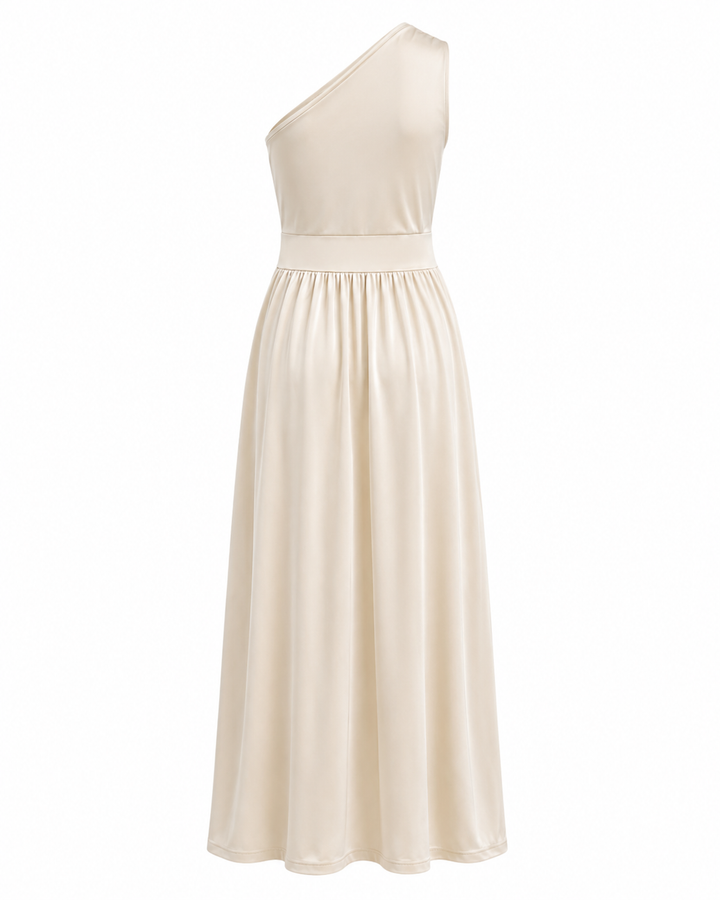 Women's One-Shoulder Maxi Cocktail Dress with Slit (8)