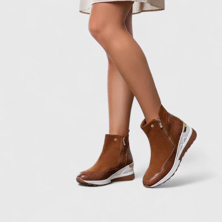 Women's Orthopedic Ankle Boots with Wedge Heel (2)
