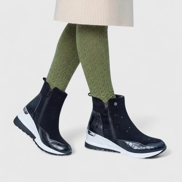 Women's Orthopedic Ankle Boots with Wedge Heel (4)