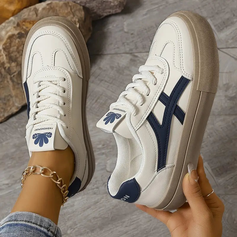 Women's Orthopedic Comfort Sneaker in Blue