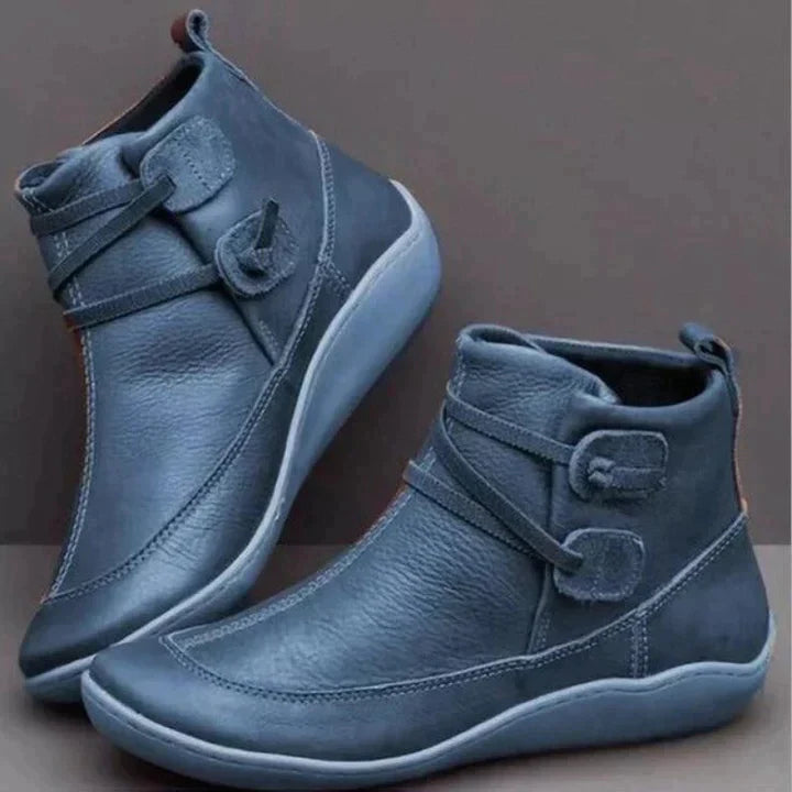 Women's Orthopedic Everyday Comfort Boots in Blue