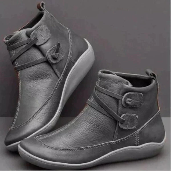 Women's Orthopedic Everyday Comfort Boots in Grey