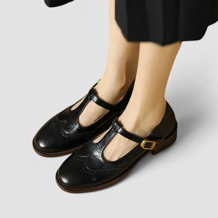 Women's Orthopedic Mary Jane Shoes in Black